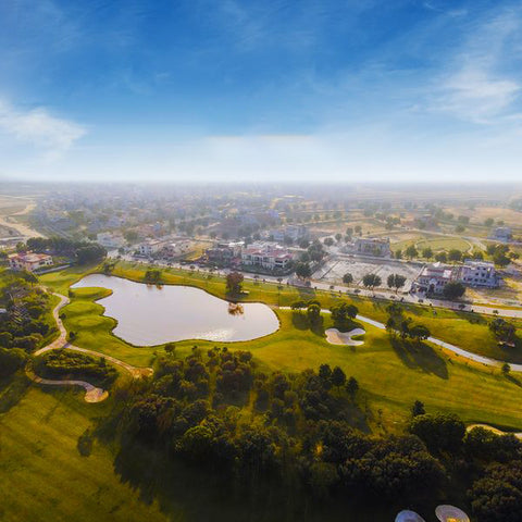 Back Yard Facing Golf 4 Kanal Residential Plot For Sale In Sector M-4 Golf Estate Lake City Lahore